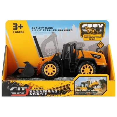 Buldozér s efektmi na zotrvačník 20cm