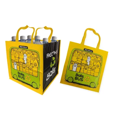 Taška na flaše BALIS RECYKLUJ 39x39x39cm