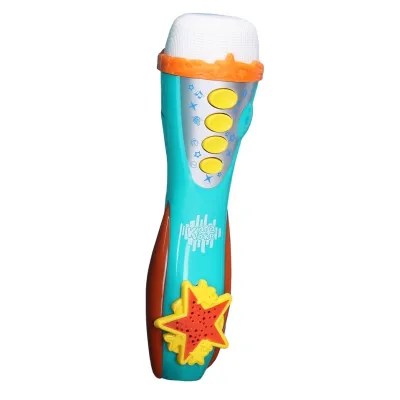 Mikrofón s efektmi 19cm - modrá