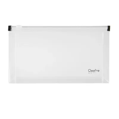 Obal PP s plastovým zipsom X dno DL číry