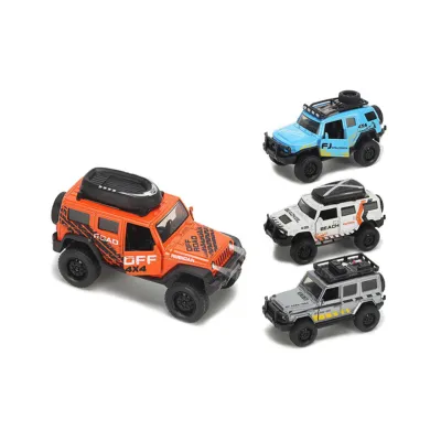 Auto terénne kovové 12cm - modrá