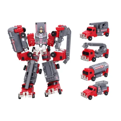 Autorobot "Fire Mecha Troops" kombinácia 5v1- 22cm