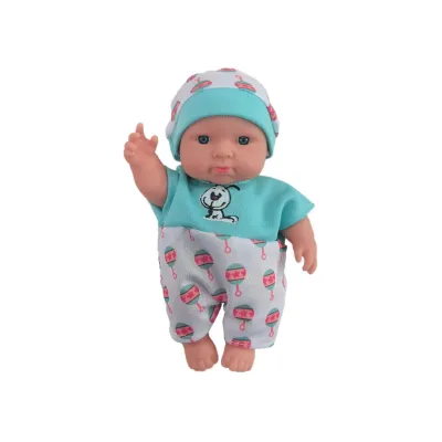 Bábätko modré dupačky 18cm