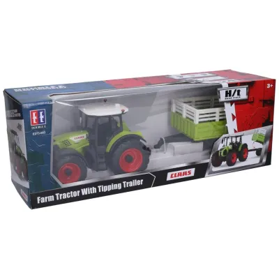 Claas Traktor s vlečkou 43,5cm
