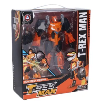 Dinorobot T-REX žltý 19cm