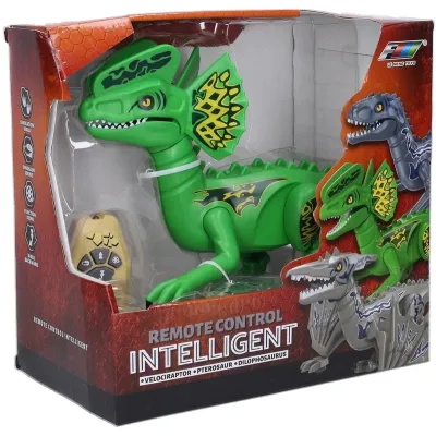 Dinosaurus Dilophosaurus RC na diaľkové ovládanie 35 cm