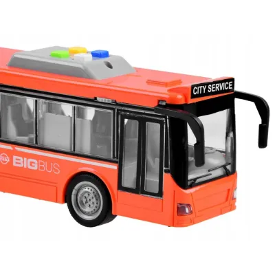 Dlhý kľbový autobus s efektmi 44cm
