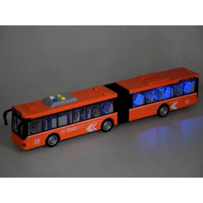 Dlhý kľbový autobus s efektmi 44cm