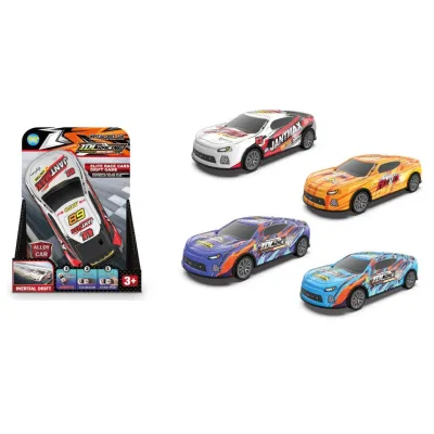 Driftovacie autíčko na zotrvačník kov 17cm - náhodná