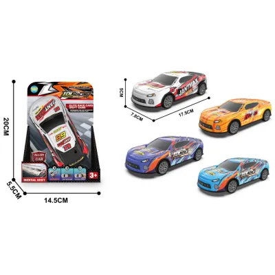 Driftovacie autíčko na zotrvačník kov 17cm - náhodná