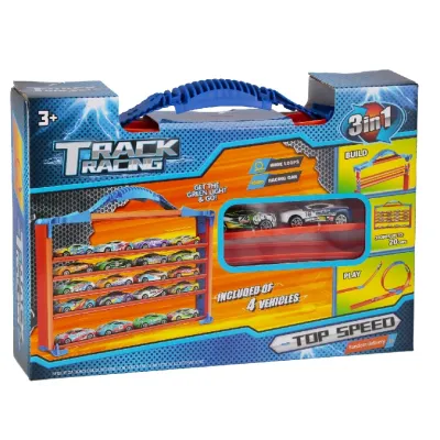 Autodráha/garáž s autami