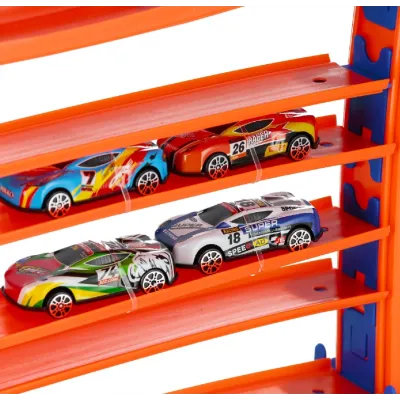 Autodráha/garáž s autami