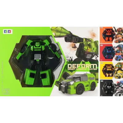 Autorobot 13 cm - žltá