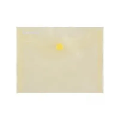 Obal PP zapínací A6  priehľadný žltý