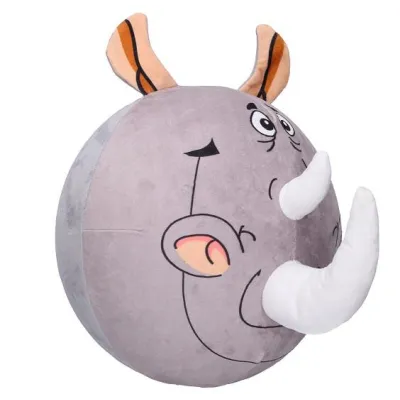 Plyšová nafukovacia lopta Nosorožec 30cm