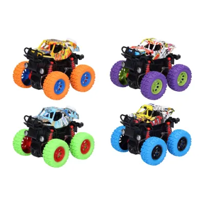 Terénne auto s odpruženými kolesami 9,5cm - modrá