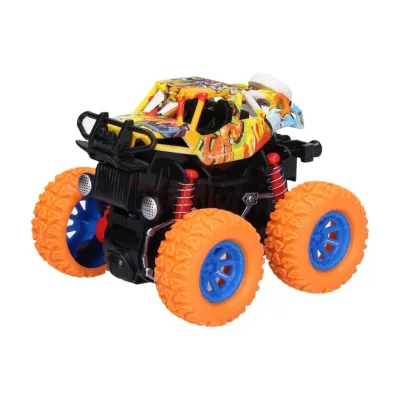 Terénne auto s odpruženými kolesami 9,5cm - modrá