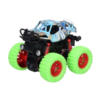 Terénne auto s odpruženými kolesami 9,5cm - modrá