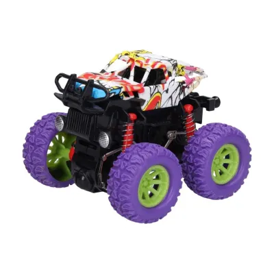 Terénne auto s odpruženými kolesami 9,5cm - modrá