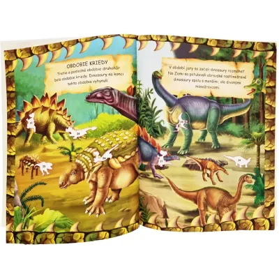 Dinosaury sú späť! Aktivity s nálepkami