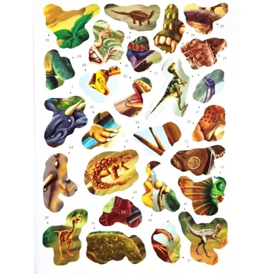 Dinosaury sú späť! Aktivity s nálepkami