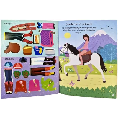 Kone a Poníky Aktivity s nálepkami 200+