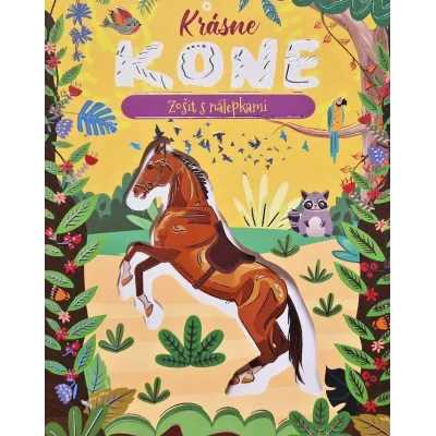 Krásne kone zošit s nálepkami