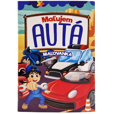 Maľujem autá omaľovánka