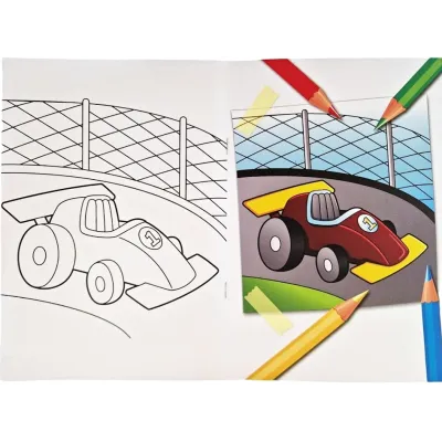 Maľujem autá omaľovánka
