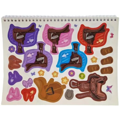 Milujem kone maľovánky s nálepkami