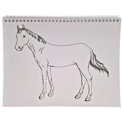 Milujem kone maľovánky s nálepkami