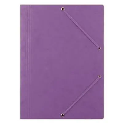 Odkladacie mapy A4 s gumičkou prešpán 253 fialové