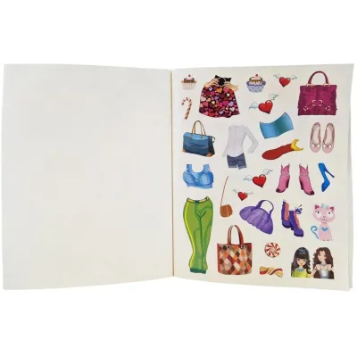 Milujem módu vyfarbovanie a nálepky