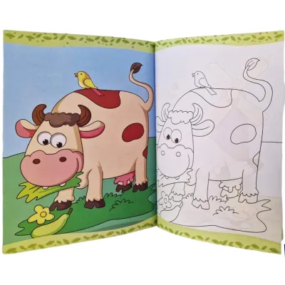 Moja farma omaľovánka s nálepkami