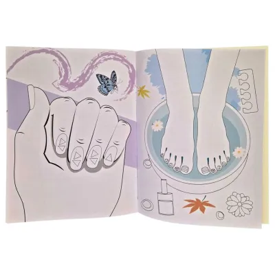 Nechtový dizajn omaľovánka