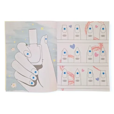 Nechtový dizajn omaľovánka