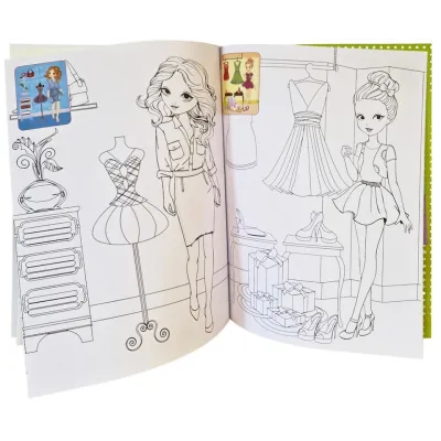 Nela a jej kamarátky Maľovanka s nálepkami