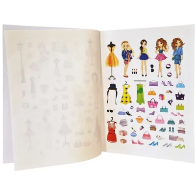 Nela a jej kamarátky Maľovanka s nálepkami