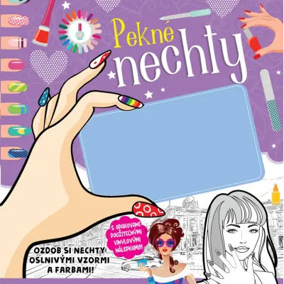 Pekné nechty omaľovánka