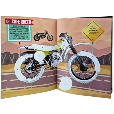 Poskladaj si motorky maľovánka s nálepkami