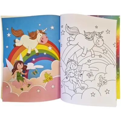 Úžasné Jednorožce omaľovánka