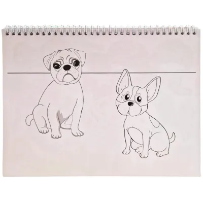 Milujem psov omaľovánky s nálepkami