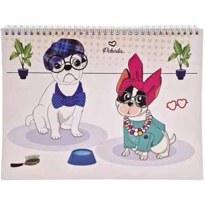 Milujem psov omaľovánky s nálepkami