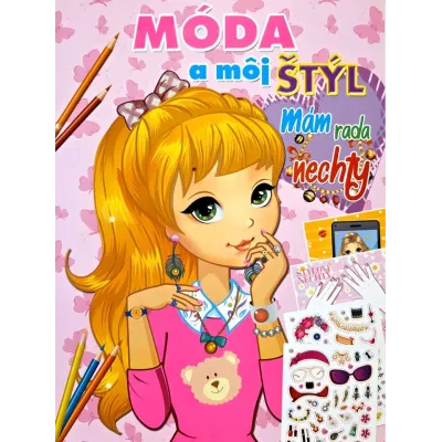 Móda a môj štýl-nechty omaľovánka s aktivitami