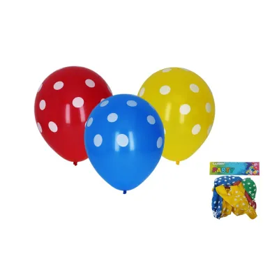 Balóny Bodky 30cm/10ks