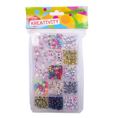 Kreatívne korálky set 90g