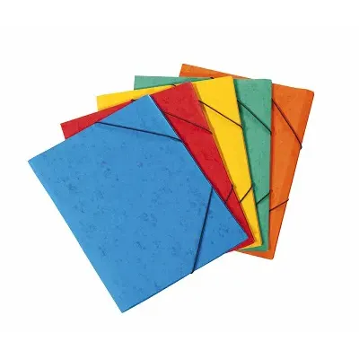 Odkladacie mapy A4 s gumičkou prešpán 250 červené