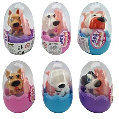 Pes vo vajíčku s príslušenstvom 9,5cm