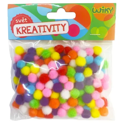 Pom-pom guličky 180ks