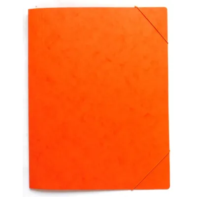 Odkladacie mapy A4 s gumičkou prešpán 250 oranžové